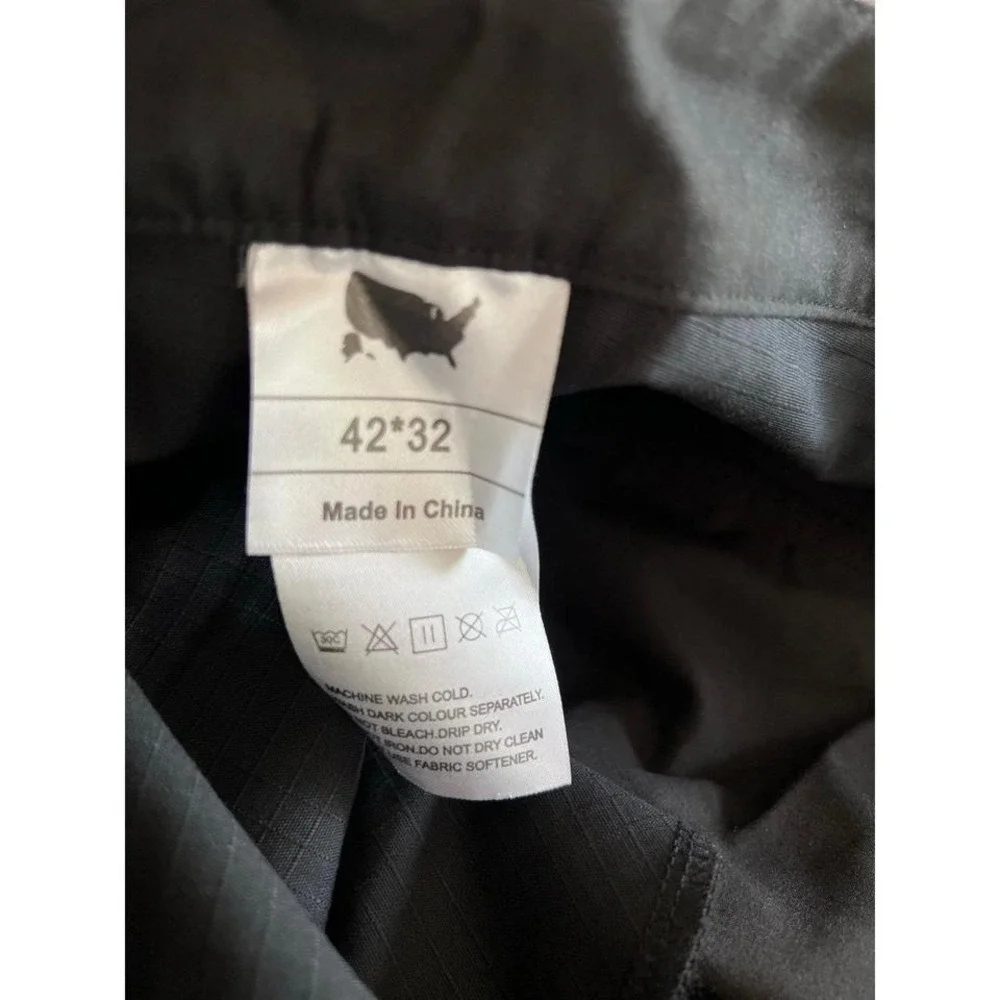 Hiwise Black Tactical Cargo Pants 42W 32L NWT